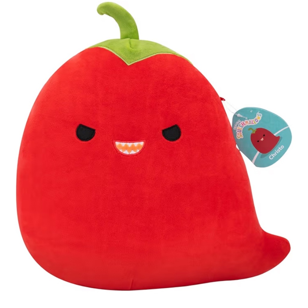 12” Christo The Red Chili Pepper Squishmallow New NWT
